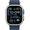 Умные часы Apple Watch Ultra 2 LTE 49 мм (титановый корпус, титановый/синий, ремешок из эластомера)