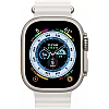 Умные часы Apple Watch Ultra LTE 49 мм (титановый корпус, титановый/белый, ремешок из эластомера)