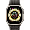 Умные часы Apple Watch Ultra LTE 49 мм (титановый корпус, титановый/черно-серый, нейлоновый ремешок размера M/L)
