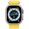 Умные часы Apple Watch Ultra LTE 49 мм (титановый корпус, титановый/желтый, ремешок из эластомера)