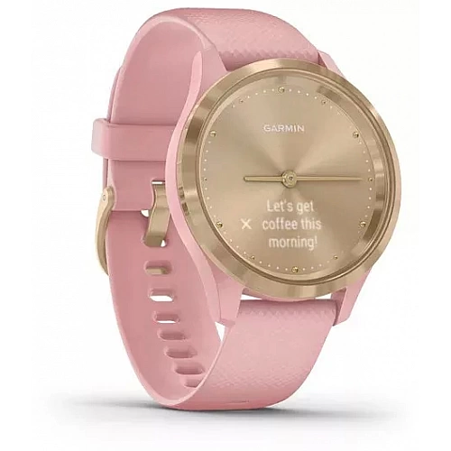 Гибридные умные часы Garmin Vivomove 3S Light Gold/Dust Rose