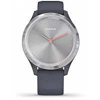 Гибридные умные часы Garmin Vivomove 3S Silver/Granite Blue