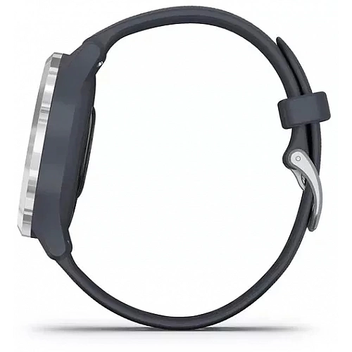 Гибридные умные часы Garmin Vivomove 3S Silver/Granite Blue