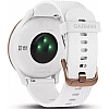 Гибридные умные часы Garmin Vivomove HR Sport S/M (розовое золото/белый)