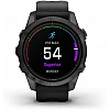 Умные часы Garmin Epix Pro Gen 2 Sapphire 42 мм (карбоново-серый титан/черный)
