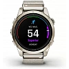 Умные часы Garmin Epix Pro Gen 2 Sapphire 42 мм (мягкое золото/крем, с нейлоновым и силиконовым ремешками)