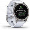 Умные часы Garmin Epix Pro Gen 2 Sapphire 47 мм (титан/белый камень)