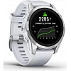 Умные часы Garmin Epix Pro Gen 2 Standard 42 мм (серебро/белый камень)