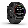 Умные часы Garmin Fenix 7S Pro Sapphire Solar (карбоново-серый титан/черный)