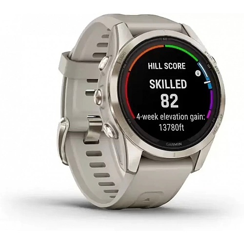 Умные часы Garmin Fenix 7S Pro Sapphire Solar (мягкое золото/песок)