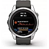 Умные часы Garmin Fenix 7S Pro Solar (серебро/графит)