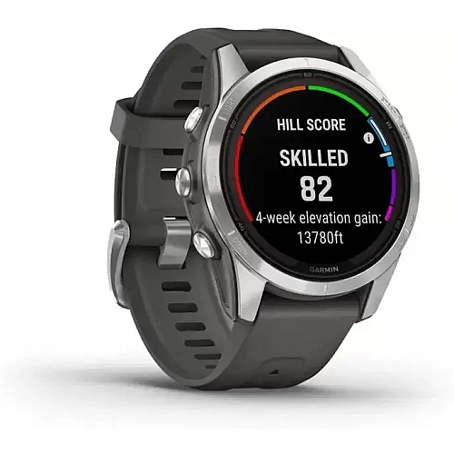 Умные часы Garmin Fenix 7S Pro Solar (серебро/графит)