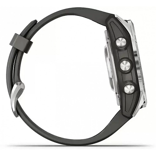 Умные часы Garmin Fenix 7S Pro Solar (серебро/графит)