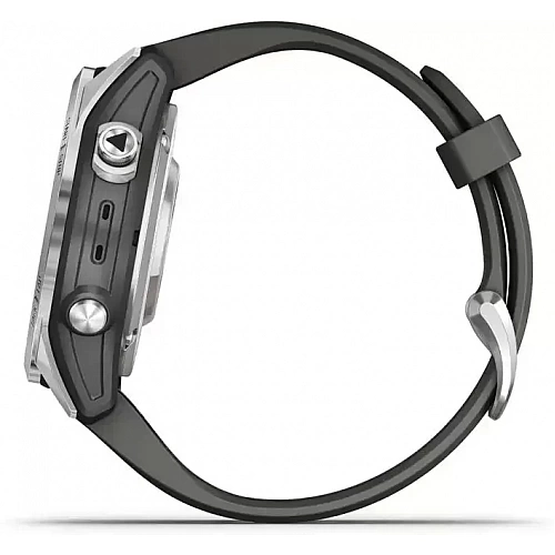 Умные часы Garmin Fenix 7S Pro Solar (серебро/графит)