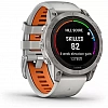 Умные часы Garmin Fenix 7X Pro Sapphire Solar (титан/оранжевый)