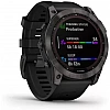Умные часы Garmin Fenix 7X Sapphire Solar 51 мм (серый карбон/черный)