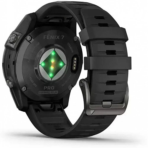 Умные часы Garmin Fenix 7 Pro Sapphire Solar (карбоново-серый титан/черный)