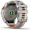 Умные часы Garmin Fenix 7 Pro Sapphire Solar (титан/оранжевый)