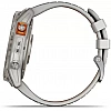 Умные часы Garmin Fenix 7 Pro Sapphire Solar (титан/оранжевый)