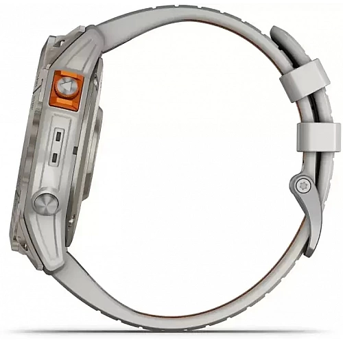 Умные часы Garmin Fenix 7 Pro Sapphire Solar (титан/оранжевый)