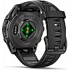 Умные часы Garmin Fenix 8 Sapphire 43мм (титановый угольно-черный DLC, пепельно-серый ремешок)