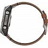 Умные часы Garmin Fenix 8 Sapphire 51мм (титановый, каштановый кожаный ремешок)