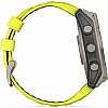 Умные часы Garmin Fenix 8 Solar, Sapphire 47мм (титановый, желтый силиконовый ремешок)