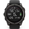 Умные часы Garmin Fenix 8 Solar, Sapphire 47мм (титановый угольно-серый DLC с черным ремешком)