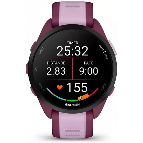 Умные часы Garmin Forerunner 165 Music (ягода/сирень)