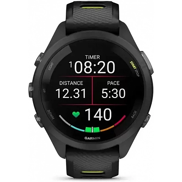 Умные часы Garmin Forerunner 265S (черный/желтый)
