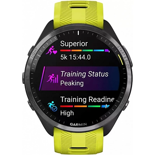 Умные часы Garmin Forerunner 965 (черный/желтый)