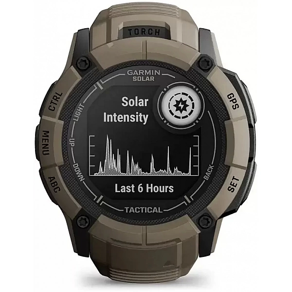 Умные часы Garmin Instinct 2x Solar Tactical Edition (светло-коричневый)