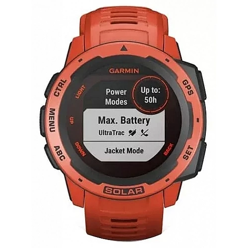 Умные часы Garmin Instinct Solar Red