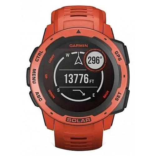Умные часы Garmin Instinct Solar Red