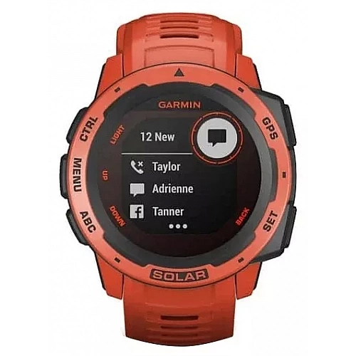 Умные часы Garmin Instinct Solar Red