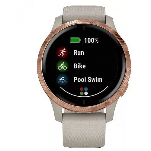 Умные часы Garmin Venu Rose Gold/Light Sand