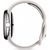 Умные часы Google Pixel Watch 2 LTE (глянцевый серебристый/фарфор, спортивный силиконовый ремешок)