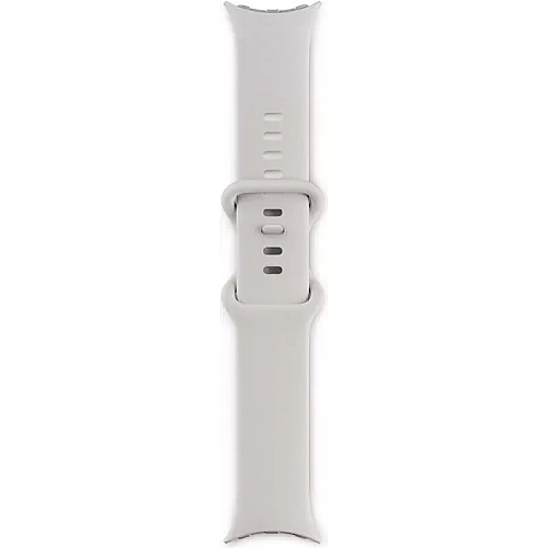 Умные часы Google Pixel Watch 2 LTE (глянцевый серебристый/фарфор, спортивный силиконовый ремешок)