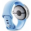 Умные часы Google Pixel Watch 2 (глянцевый серебристый/залив, спортивный силиконовый ремешок)