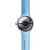 Умные часы Google Pixel Watch 2 (глянцевый серебристый/залив, спортивный силиконовый ремешок)