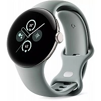 Умные часы Google Pixel Watch 2 (золотистый шампань/лесной орех, спортивный силиконовый ремешок)