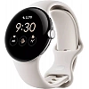 Умные часы Google Pixel Watch LTE (глянцевый серебристый/мел)