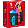 Игровая приставка Nintendo Switch OLED (черный, с неоновыми Joy-Con)