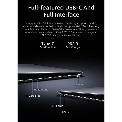 Ноутбук Chuwi GemiBook Pro N5100 8GB+256GB