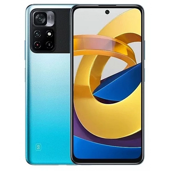 Смартфон POCO M4 Pro 5G 4GB/64GB голубой (международная версия)