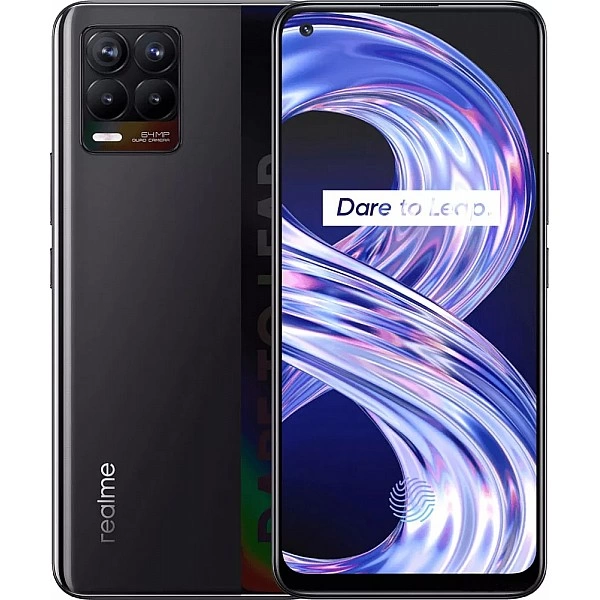 Смартфон Realme 8 4GB/64GB с NFC (кибер черный)