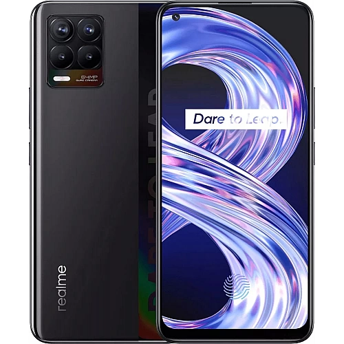 Смартфон Realme 8 6GB/128GB с NFC (кибер черный)