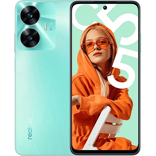 Смартфон Realme C55 8GB/256GB с NFC зеленый (международная версия)