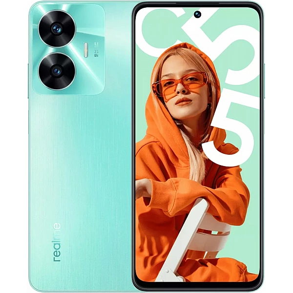 Смартфон Realme C55 8GB/256GB с NFC зеленый (международная версия)