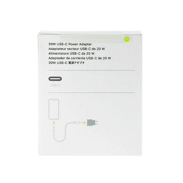 Сетевое зарядное Apple 20W USB-C Power Adapter MHJE3ZM/A